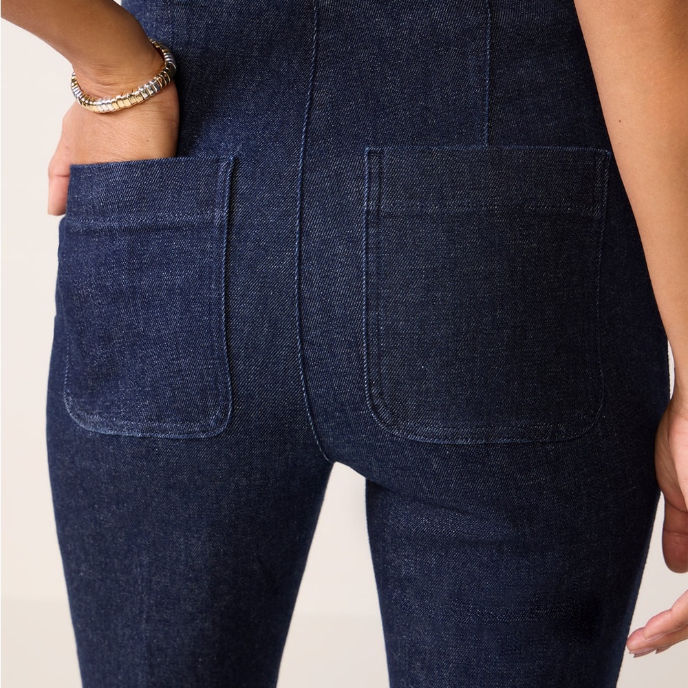 Spanx Zero Waistband Micro Flare Jeans Medium - Picture 5 of 8